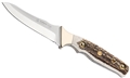 Puma Waidwerk Stag Handle German Made Hunting Knife with Leather Sheath