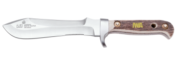 Puma White Hunter Stag 50th Anniversary of the IWA German Made Hunting Knife with Leather Sheath