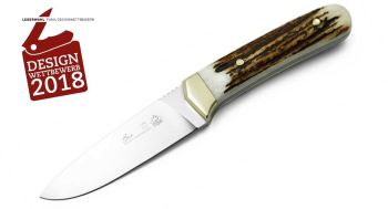 Puma Ben Stag German Made Hunting Knife with Leather Sheath