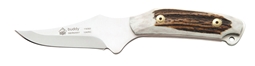 Puma Buddy Staghorn German made Hunting Knife with Leather Sheath (Classic)