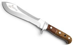 Puma White Hunter Lion Plum and Olive Wood German Made Hunting Knife with Leather Sheath