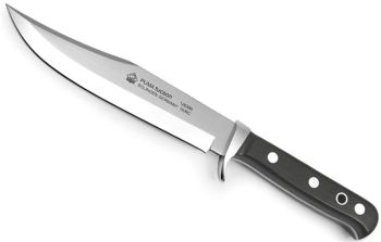 Puma Tucson Pakka Wood German Made Hunting Knife With Leather Sheath