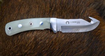 Puma Schwarzwild Acrylic Florescent (Limited Edition) German Made Hunting Knife with Leather Sheath