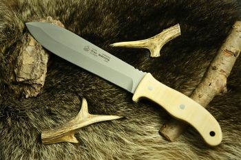 Puma Knives Robuster Micarta German Made Fixed Blade Hunting Knife with Leather Sheath - Special Order Please Allow 24 + Weeks for Delivery