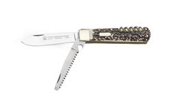 Puma Jagdtaschenmesser Stag German 3-Tool Folding Hunting Knife