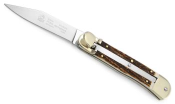 PUMA Springbock Stag German Made Classic Handcrafted Switchblade