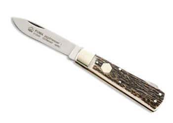 Puma Jagdtaschenmesser I Stag Handle German Made Hunting Pocket Knife - Special Order Please Allow 24 + Weeks for Delivery