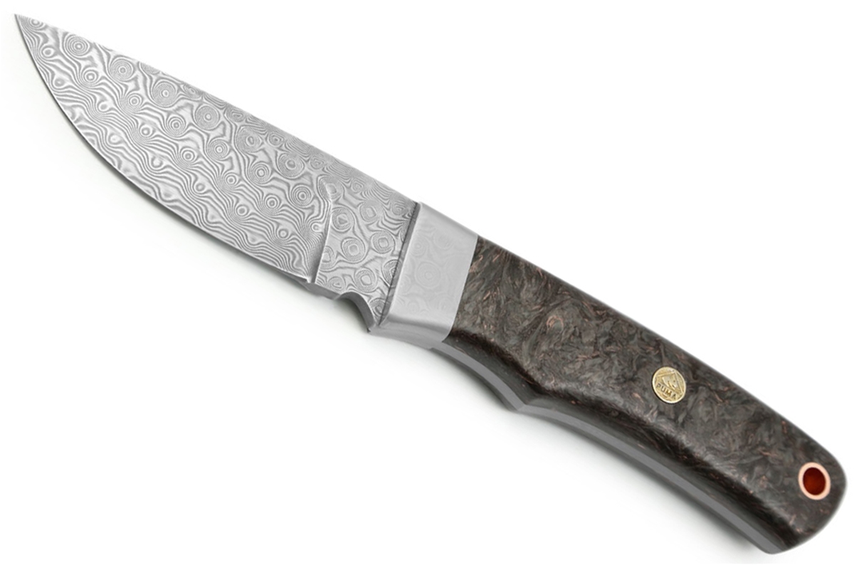 Puma Knife of the Year 2022 Carbon SuperClean Damascus Limited to 50 Piece