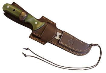 PUMA Waidbesteck Hunt to Survive German Made Knife Set (PUMA Keiler and PUMA Steelstar) with Combination Leather Sheath