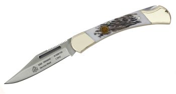 Puma SGB Whitetail POM Commando Stag Folding Pocket Knife