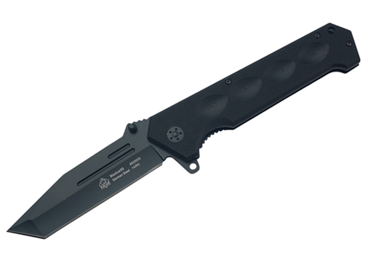 Puma SGB Blackcat55 Tanto Spring Assisted Tactical Folding Knife