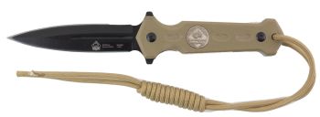 Puma SGB Tan 8" Tactical Boot Knife with Kydex Sheath