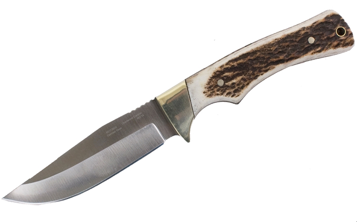 Puma SGB Deadwood Canyon Stag Hunting Knife with Leather Sheath