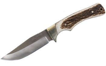 Puma SGB Deadwood Canyon Stag Hunting Knife with Leather Sheath