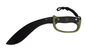 Puma XP Kukri17 Camping Machete 11.4" Blade with Green Rubber Handle