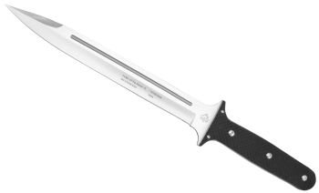 Puma XP 15" Pig Sticker Textured Black  Pakkawood Beveled Blade with Kydex Sheath