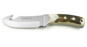 Puma IP Schwarzwild Stag Handle Spanish Made Hunting Knife With Leather Sheath