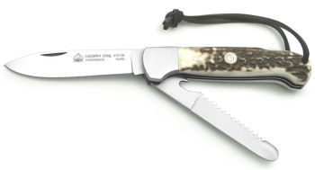 PUMA IP Cazador Stag Handle Spanish Made Folding Hunting Knife