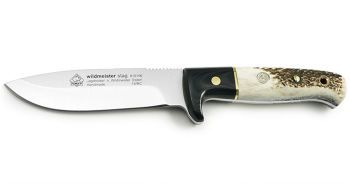 Puma IP Wildmeister Stag Handle Spanish Made Hunting Knife With Leather Sheath
