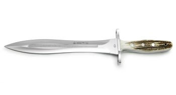 Puma IP Catcher Stag (Double Edged Blade) Spanish Made Hunting Knife with Leather Sheath