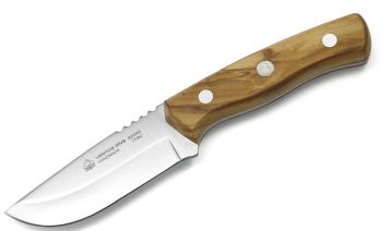 Puma IP Valencia Olive Wood Spanish Made Hunting Knife with Leather Sheath
