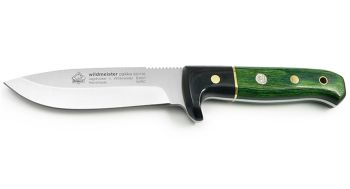 Puma IP Wildmeister Pakka Wood Handle Made Hunting Knife With Leather Sheath