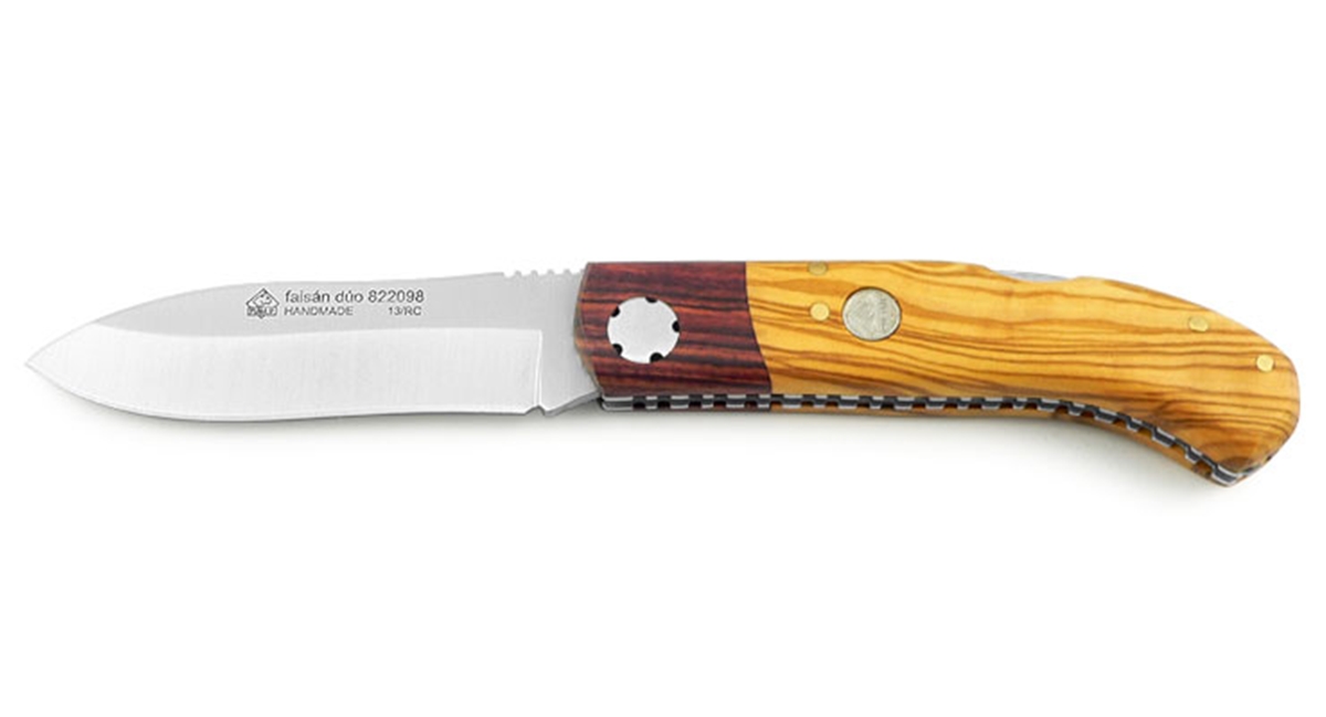 Puma IP Faisan Duo Olive Wood and Rosewood Folding Pocket Knife