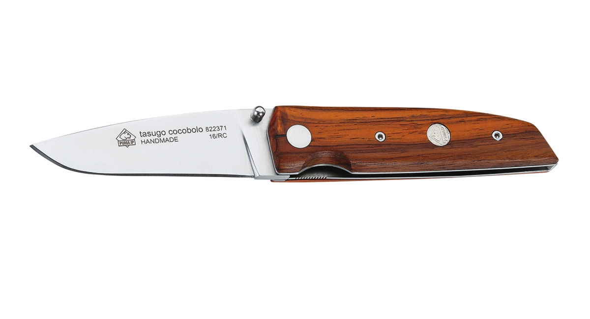 Puma IP Tasugo Cocobolo Wood Spanish Made Folding Hunting Knife