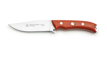 Puma IP Dexter Orange 1 Micarta Spanish Made Hunting Knife with Leather Sheath