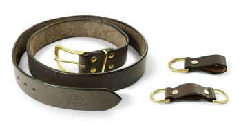 Puma Luxury Leather Hunting Belt with 2 Loops