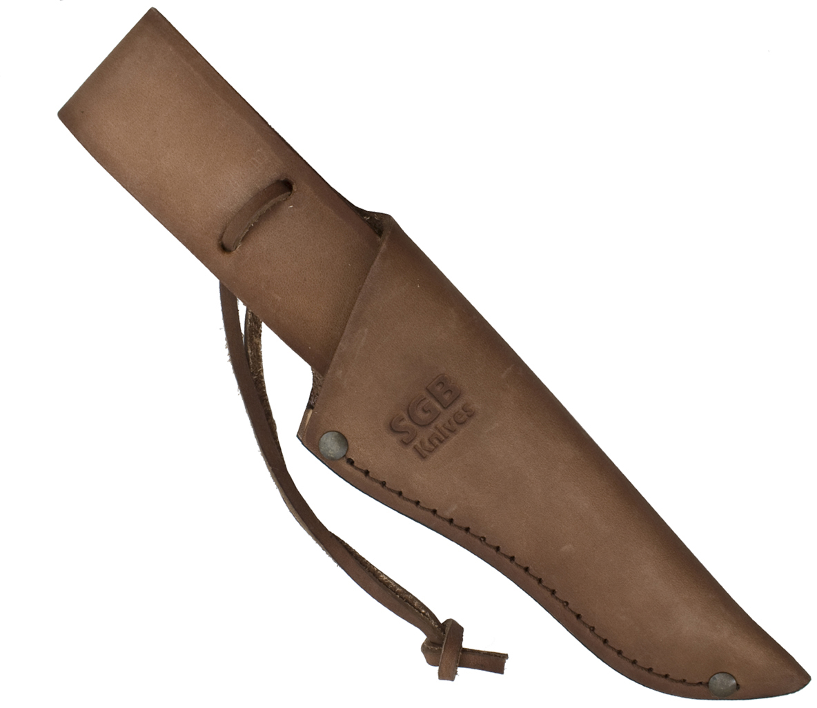 Replacement Puma SGB Bowie Brown Leather Sheath with Tether