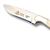 Puma SGB Caping Smooth White Bone Knife with Leather Sheath