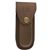 SGB Knives Brown Leather Belt Pouch / Sheath for Folding Knives (4" Folder)