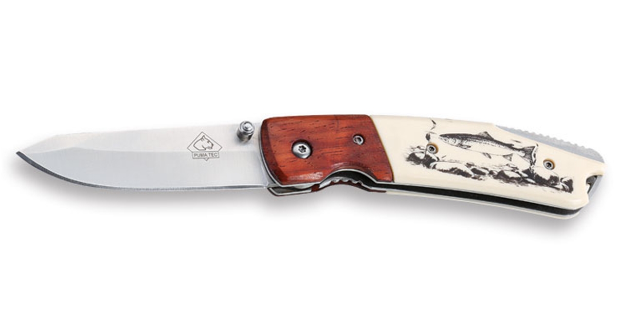 Puma TEC Fish Motif Pocket Knife