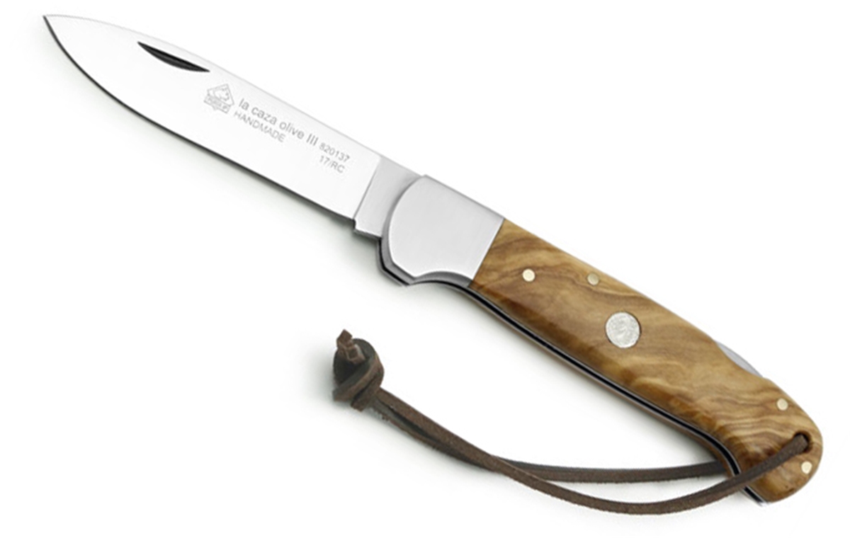 Puma IP La Caza Olive Wood III Spanish Made Folding Pocket Knife - Special Order Please Allow 24+ Weeks for Delivery