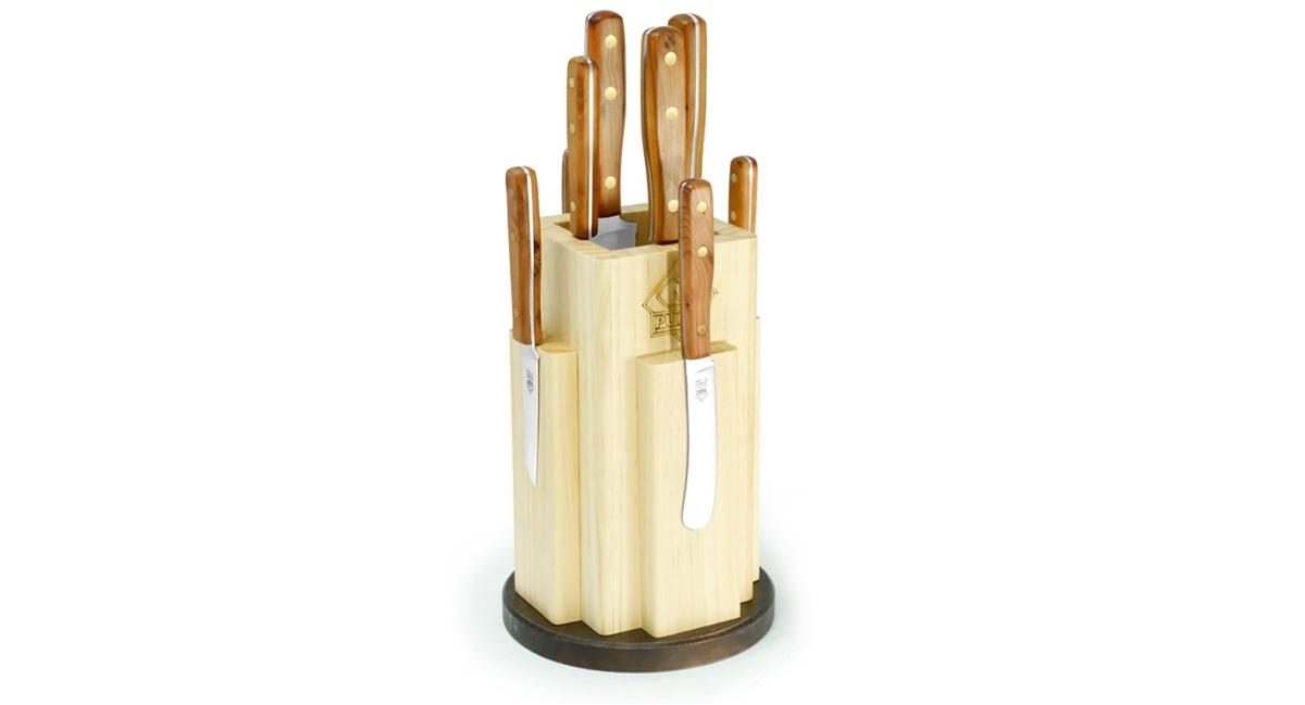 PUMA Kitchen Block With 8 German Made Kitchen Knives