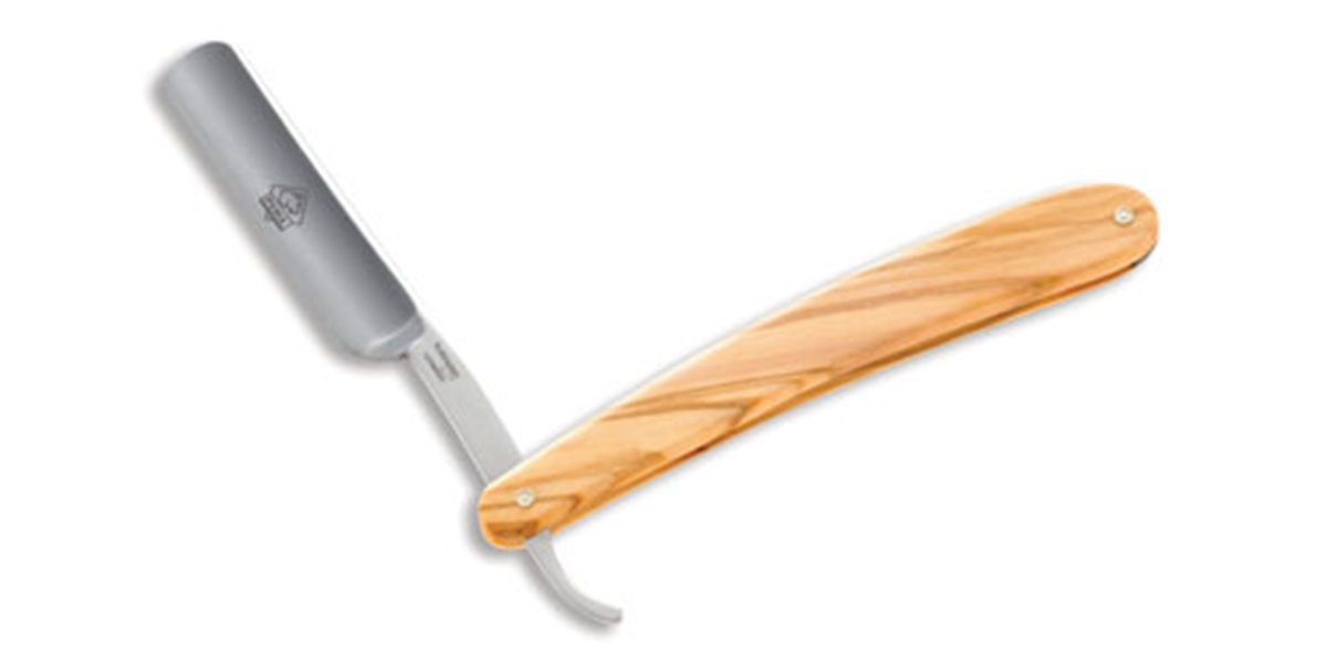 Puma German Made Olive Wood Straight Edge Razor